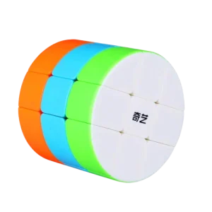 Cubo de Rubik QIYI 3x3 con forma de cilindro, ideal para coleccionistas y speedcubers - Cubiksolutions Tienda online de Speedcubing en Venezuela