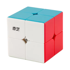 Cubo de Rubik 2x2 marca QiYi versión Stickerless para speedcubing - Cubiksolutions Tienda online de Speedcubing en Venezuela