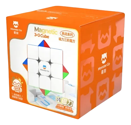 Cubo de Rubik MonsterGO 3×3 (Magnetic)